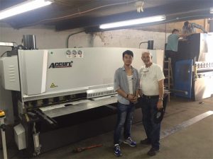 Kıbrıs Müşteri Ziyareti Fabrikamızda Basın Fren Makinası Ve Kesme Makinesi Ziyaret