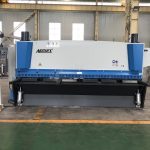 Pnömatik malzeme desteği ile hidrolik giyotin kesme makinesi 3200mm x 8mm